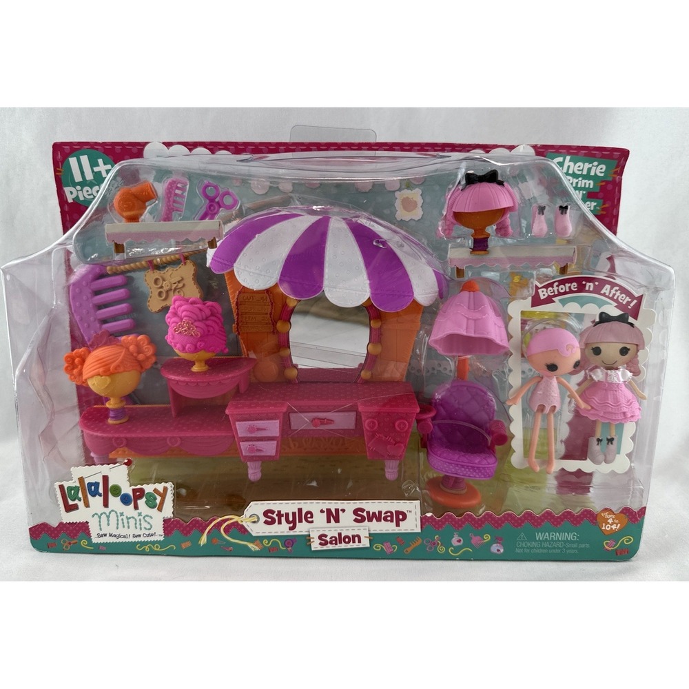 NEW Lalaloopsy Mini Style N' Swap‎ Salon Cherie Prim N Proper